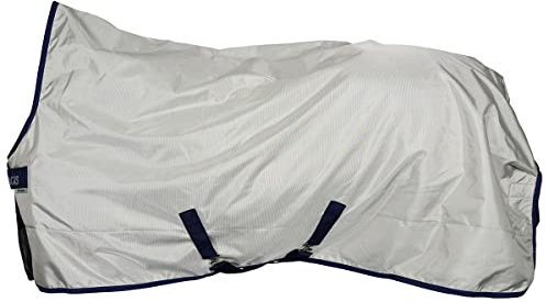 Bucas Power turnout extra High Neck in silber, Weidedecke, Outdoordecke, Farbe:silber, Größe:165cm