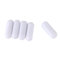 5 Stücke Typ-C PTFE Magnetischen Rühren Bar Labor Rührer Flea Lab für Magnetmischer Weiße Farbe(C5*15mm)