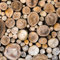 PrintYourHome Fliesenaufkleber für Küche und Bad | Dekor Holz Stapel Natur Braun | Fliesenfolie für 15x15cm Fliesen | 24 Stück | Klebefliesen günstig in 1A Qualität