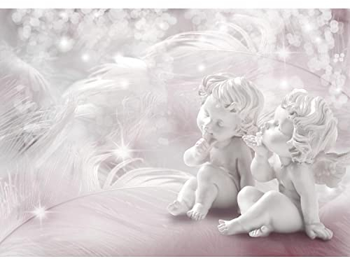 Runa Art Fototapete Engel Modern Vlies Wohnzimmer Schlafzimmer - Made in Germany - 308 x 220 cm Rosa 9482010b