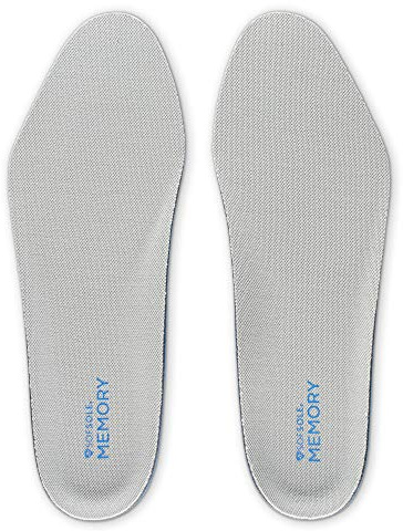 Sof Sole Memory Einlegesohlen - Passt sich Fußform an | Blau; EU 42-44; kontinuierliche Unterstützung; Sof-Recall-Memory-Schaum passt sich individuell an – ideal für jeden Schuh