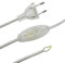 1,5m Anschlusskabel Transparent mit Eurostecker & Schnurzwischenschalter – 2-adrig 250V bis 300W