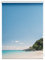 Lichtblick Klemmfix Tageslicht-Rollo mit Motiv, ohne Bohren, Blickdicht, Seitenzugrollo, Made in Germany, Südseeinsel - Blau 60 x 150 cm (B x L)