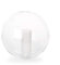 ORION LIGHTSTYLE Glaskugel 120mm mit Gewinde für G9 Fassungen Lampenglas Lochmaß 20mm Glasschirm Ersatzglas Schirm Klar Weiß