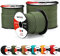 Brotree Paracord 3mm 50M 100% Nylon Seil Schnur Typ II Paracord 425 mit 3 Kern für Survival, Outdoor, Armband, Basteln - Bruchlast 192kg (Armee Grün)