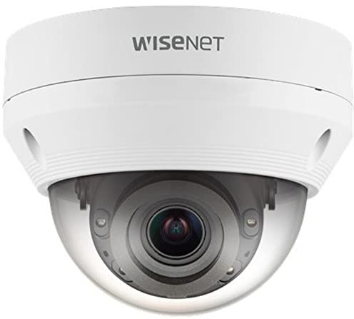 Hanwha Techwin QNV-8080R Wisenet Q Series 5M H.265 IR Dome Camera, 1/2.8 5MP CMOS, Max. 5Megapixel (2592 x 1944) Resolution, 3.2~10mm (3.1x) Motorized Varifocal Lens