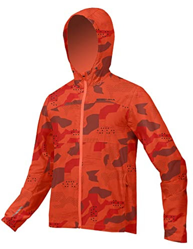 Endura Herren Hummvee Mountain Cycling Windproof Shell Jacket Jacke, Paprika, 3X-Large