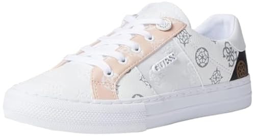 GUESS Loven, Scarpe da Ginnastica Donna, White Pink 680, 35 EU
