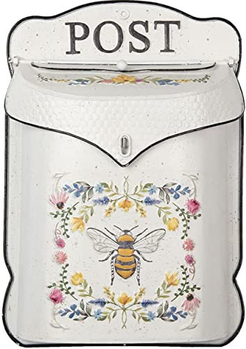 Clayre & Eef Briefkasten weiß 27x8x39 cm 6Y4242