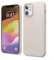 elago Liquid Silicone Case Kompatibel mit iPhone 12 Hülle & Kompatibel mit iPhone 12 Pro Hülle (6,1), Hochwertiges Silikon, Rundumschutz Handyhülle : 3-Layer Struktur Schutzhülle (Taupe)