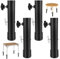 YUANYUU Lot de 4 rallonges de pieds de table, avec 4 loquets et 4 goupilles de verrouillage, rallonges de pieds de chaise de 20 cm, pieds de table réglables en acier au carbone robuste, convient pour