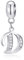 Buchstabe D Charms Initials D Alphabet Anhänger Perlen, 925 Sterling Silber Letra Charm Pendant mit klaren CZ, passen Pandora Schlange Kette Armband, Geschenke für Papa/Tochter/Dad