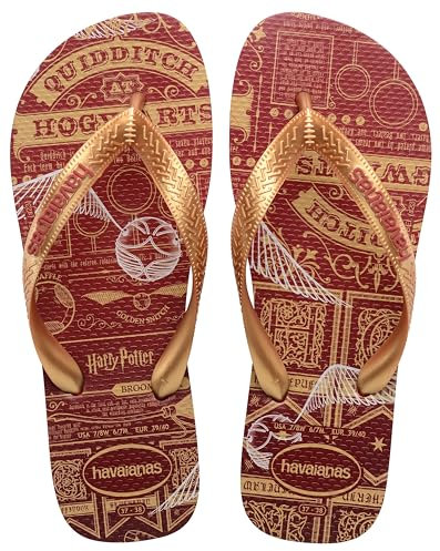 Havaianas - Harry Potter, Bequeme, langlebige und leichte Badelatschen, mit ikonischen Elementen auf der Sohle, Unisex-Erwachsene