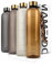 MAMEIDO 1l Water Bottle - Motivational Time Markings, BPA free, Leak-Proof, Tritan Co-Polyester Plastic, 1 litre water bottle, Sports Bottle (Amber Gold, 1000ml)