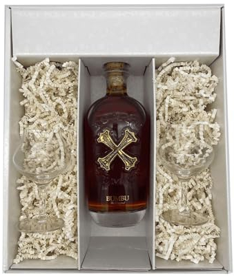 Coffret cadeau Blanc - Rhum - BUMBU - 2 Verres à Rhums CHEF & SOMMELIER
