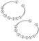 Ozmw Anxiety ring mit Kugeln gegen Stress - Antistressring, Fidgetring, Angstring