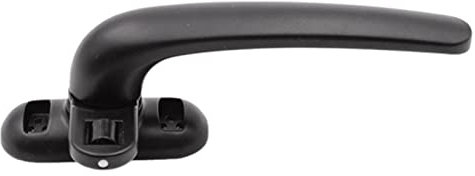 ELTOX Manilla Puerta Aluminio,Maneta Puerta Aluminio Puerta y Ventana Manija de Bloqueo Ventana de Bloqueo Manija de la Rueda Negra