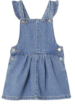 Vertbaudet Baby Jeans-Latzkleid blue stone 62
