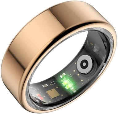 Smart Ring Smartringe für Herren und Damen Smart Ring Android Fitness Ring Tracker Schrittzähler Schlafmonitor Herzfrequenzmessung Gesundheitsüberwachung Datenaufzeichnung für verschiedene Sportarten