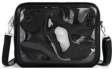 LUOFENG Frauen Ita Messenger Bag Damen japanischen Stil Umhängetasche Mädchen süße transparente Umhängetasche Student Uniform Tasche