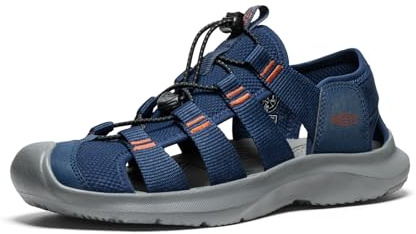 KEEN Men's Seanik H2 Sandals, Naval Academy Gold Flame, 44 EU