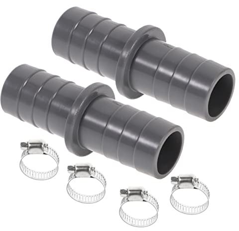 Gadpiparty 2Er Set Waschmaschinen Abflussadapter 21Mm Verlängerungsschlauch Anschluss Mit Rostfreien Schlauchschellen Für Waschmaschine Und Geschirrspüler Ablaufschlauch