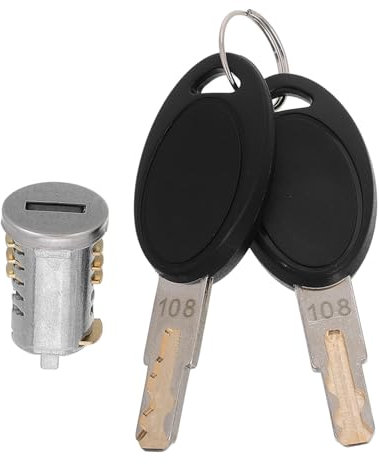 BUGUUYO Cylindre De Serrure De Porte De Remorque pour Camping-Car Serrures De Porte pour Remorque De Voyage RV