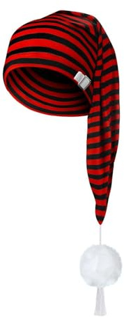 Zipfelmütze Ringel aus Baumwolle | Ringelmütze Schlafmütze für Kinder & Erwachsene | Mütze gestreift Fasching Karneval