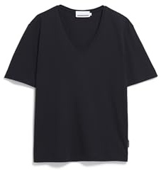 ARMEDANGELS Damen T-Shirt aus Tencel™ Lyocell Mix V-Neck Loose Fit