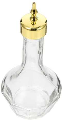 Generico Set Cocktail Professionale Bottiglia da Cocktail in Vetro da 50ml Oro Strumento da Bar a Casa in Bar
