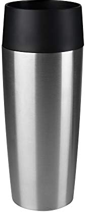 Tefal k30801 Tasse et tasse à thé en acier inoxydable noir 1 pièce (S) Tasse et gobelet – Tasse/mug, seulement 0,36 l, noir, acier inoxydable, acier inoxydable, 1 personne (S)