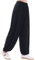 MESHIKAIER Super Weiche Herren Haremshose Freizeithose Pluderhose Pumphose Yoga Hose Sport Hose für 4 Jahreszeiten (Size XXL, Schwarz)