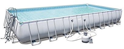 PISCINA C/TELAIO BESTWAY 56623 POWER STEEL 956X488X132H