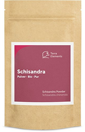 Terra Elements Schisandra bio en poudre 100 g I 100% pure I vegan I qualité crue