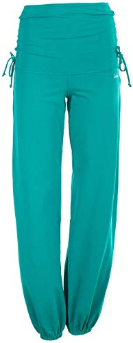 WINSHAPE Damen Trainingshose Wh1 Fitness Freizeit Sport Yoga Pilates Hose, Ocean/Grün, M EU