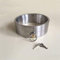 Edelstahl Bondage SM Halsband O-Ring, Abschließbar Sklave Halsbänder Folter/Fetisch/Sklave Collar Fesseln Toys für Paare Frauen Männer,Ø13.5cm