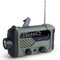GWWGWW Radio Solaire Radio De Chantier Radio Portable À Manivelle Radio d'urgence avec AM/FM/SW, avec Lampe LED Sirène, Portable pour Randonnée Camping Extérieur Cas d'urgence