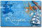 TRIOSK Kühlschrankmagnete Ostsee Magnet Insel Rügen Spruch Souvenir Geschenk Maritim für Reiselustige Frauen Männer Ostseeliebhaber Kühlschrank stark eckig groß 85x55 mm