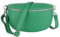 MIRROSI® Bauchtasche Damen, Made in Italy, Echtleder Umhängetasche Echtes Leder, Brusttasche, Crossbody Bag aus Echtem Leder, in 3 Größen erhältlich (Grün Silberner Reißverschluss) (Gr.M)