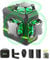 LasGoo Livella Laser Autolivellante 360°x3 Laser a Linea Incrociata Verde per Costruzioni e Appendere Quadri, Telecomando, Supporto Professionale Magnetico Rotante, 2 Batterie Ricaricabili - LG-3Ds