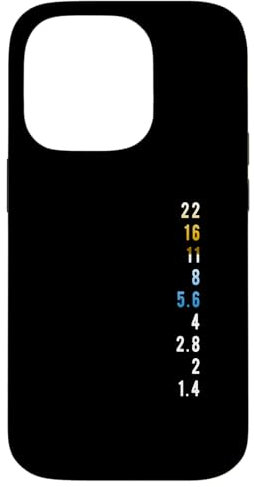 Custodia per iPhone 14 Pro Fotografia Fotografo con valore di apertura del numero F
