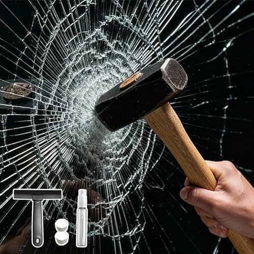 Mgood Splitterschutzfolie Selbstklebend Sicherheitsfolie Fenster 60 x 200cm | 4 mil dick, transparent, Splitterschutz, für Supermärkte, Schaufenster, Vitrinen, Zuhause und Büro