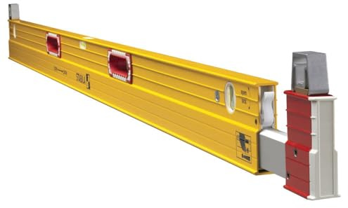 STABILA Type 106T Extendable Plate Level, Adjustable 6-10 ft Range, Cat. Number 35610