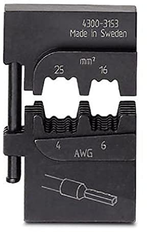 PHOENIX CONTACT CRIMPFOX-M 25/DIE Ersatzgesenk für Crimpfox-M Presszange, 16-25mm² Aderendhülsen, Schwarz