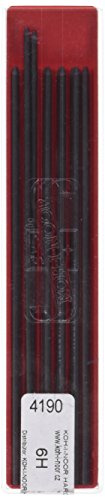 KOH-I-NOOR Graphite Lead for 2mm Diameter 120mm 6H Mechanical Pencil, 12 Count (Pack of 1)