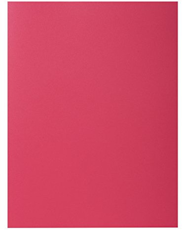 Exacompta - Réf. 807016E - Paquet de 30 sous-chemises ROCK''S 80 g/m2 aux couleurs vives - sous chemises certifiées PEFC™ - dimensions 22 x 31 cm pour format A4 - couleur framboise