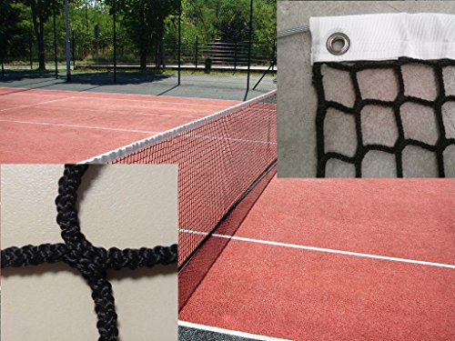 Tennisnetz für Doppel - Polypropylen 3 mm Ø. 12 mx 1,07 m - Hohe Qualität …