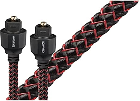 AudioQuest Cinnamon Optilink Câble audio TOSLINK Noir 5 m