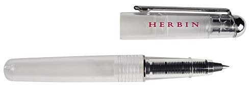 Herbin 21500T - Rollerball pen with cartridge, Transparent
