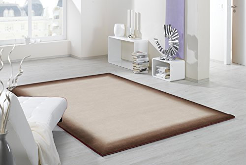LAVAL ALBA echter original handgeknüpfter Nepal Teppich in beige, Größe: 170x240 cm